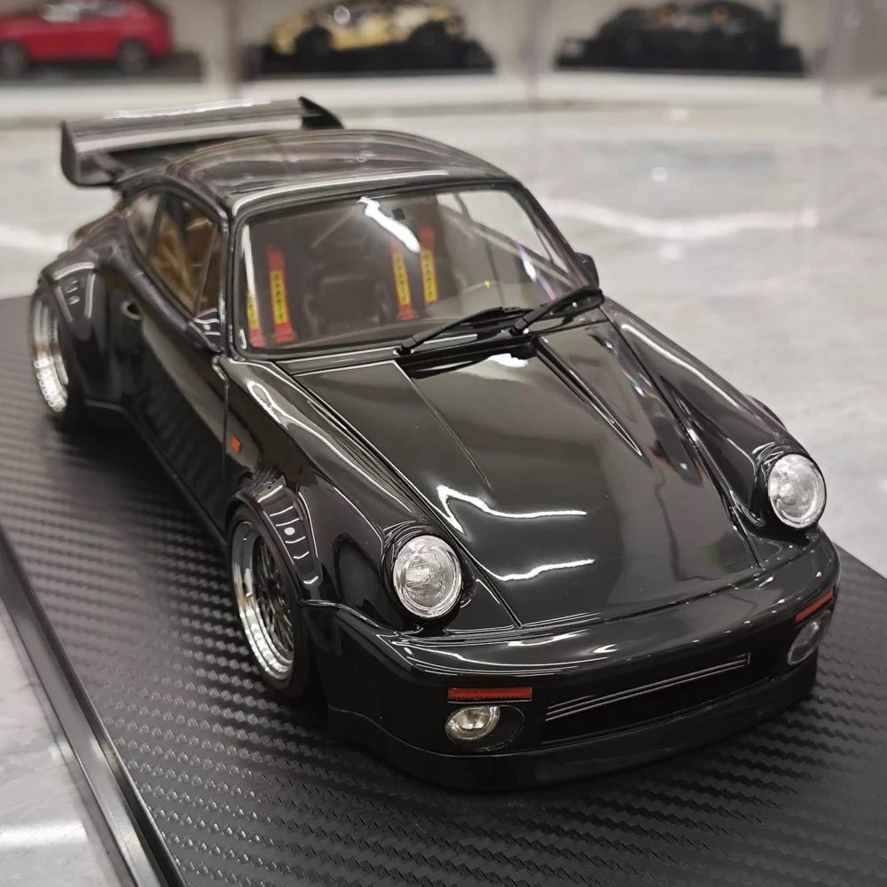 [Ignition] 1:18 Porsche 1990 911 964 RWB Blackbird Model Car Resin