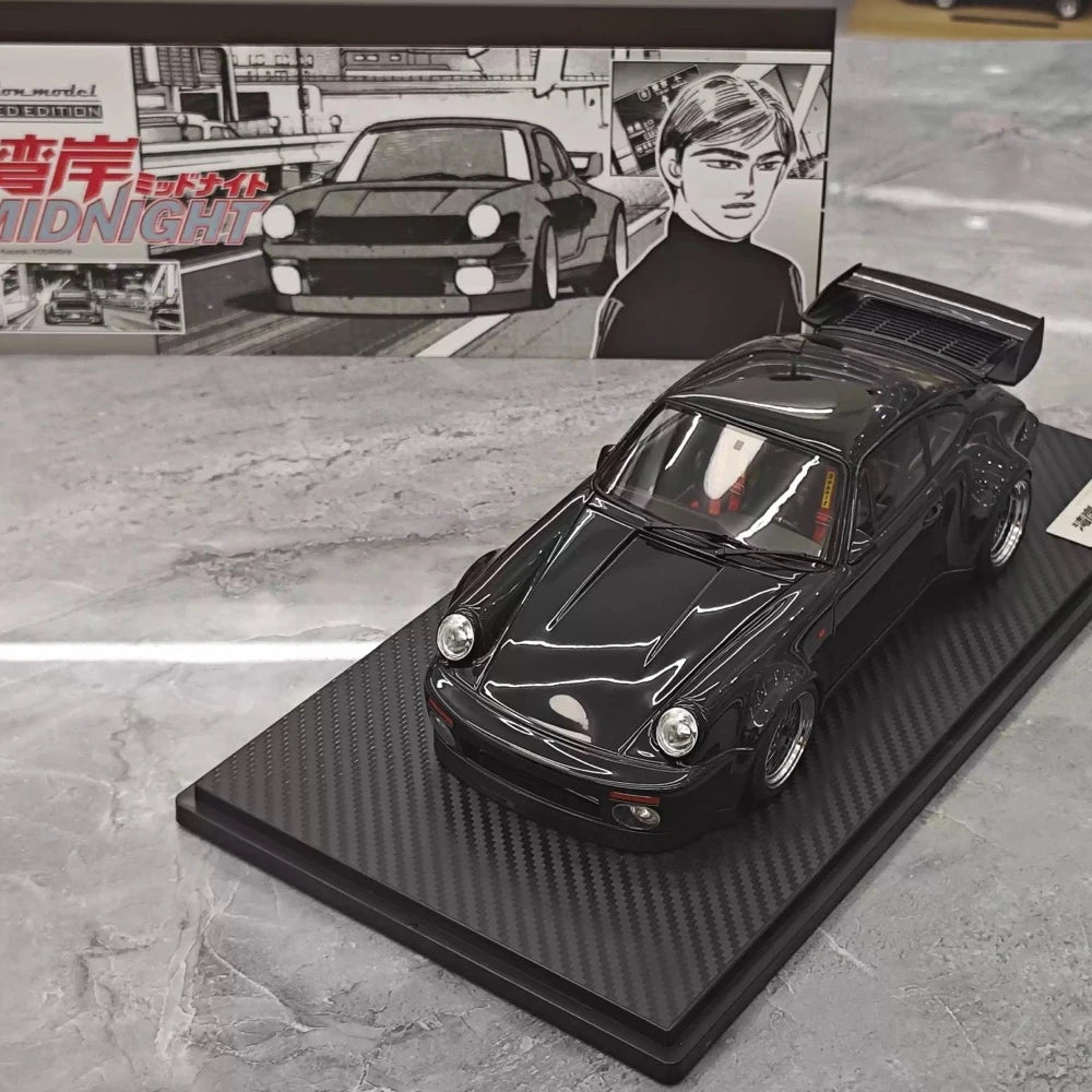 [Ignition] 1:18 Porsche 1990 911 964 RWB Blackbird Model Car Resin