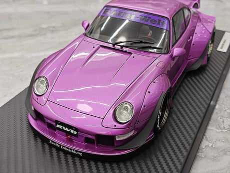 [Ignition] 1:18 Porsche 1996 993 RWB GT3 JDM Widebody Purple Model Car Resin