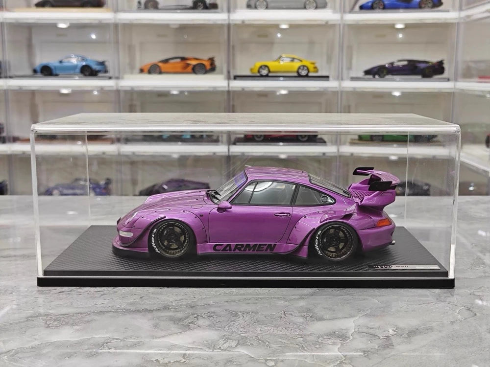[Ignition] 1:18 Porsche 1996 993 RWB GT3 JDM Widebody Purple Model Car Resin