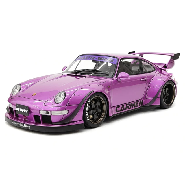 [Ignition] 1:18 Porsche 1996 993 RWB GT3 JDM Widebody viola modellino di auto resina