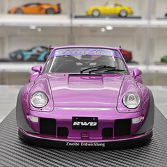 [Ignition] 1:18 Porsche 1996 993 RWB GT3 JDM Widebody Purple Model Car Resin