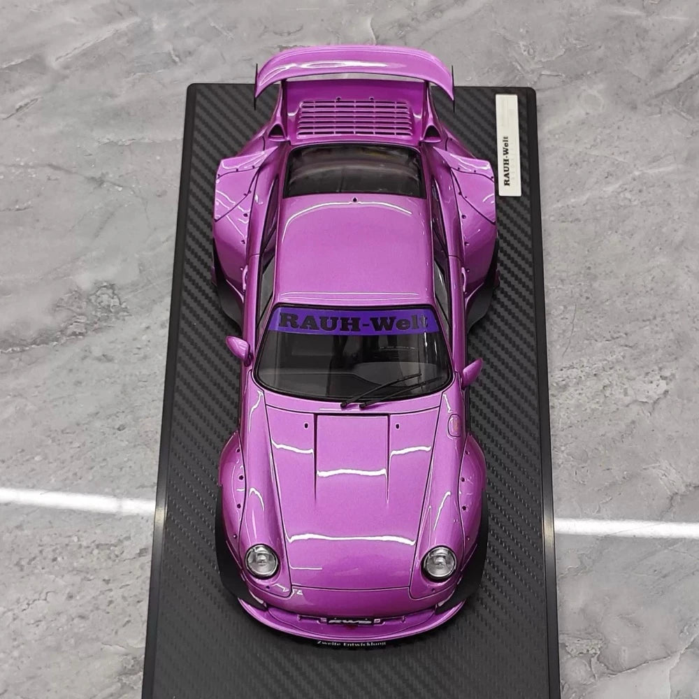 [Ignition] 1:18 Porsche 1996 993 RWB GT3 JDM Widebody Purple Model Car Resin