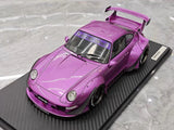 [Ignition] 1:18 Porsche 1996 993 RWB GT3 JDM Widebody viola modellino di auto resina