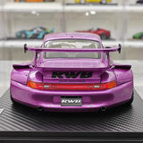 [Ignition] 1:18 Porsche 1996 993 RWB GT3 JDM Widebody viola modellino di auto resina