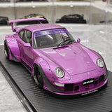 [Ignition] 1:18 Porsche 1996 993 RWB GT3 JDM Widebody viola modellino di auto resina