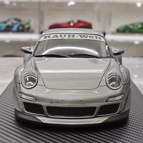 [Ignition] 1:18 Porsche 2009 997 GT3 RWB Widebody Gray Model Car Resin