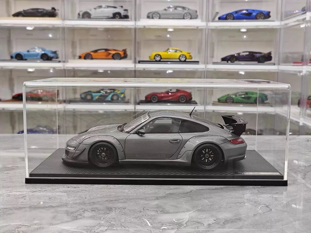 [Ignition] 1:18 Porsche 2009 997 GT3 RWB Widebody grigio modellino di auto resina