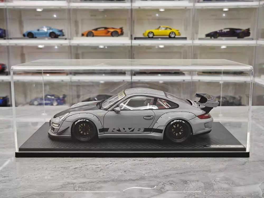 [Ignition] 1:18 Porsche 2009 997 GT3 RWB Widebody gris & noir voiture miniature Resin