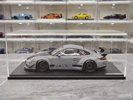 [Ignition] 1:18 Porsche 2009 997 GT3 RWB Widebody Gray & Black Model Car Resin