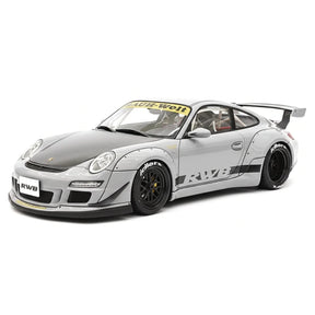 [Ignition] 1:18 Porsche 2009 997 GT3 RWB Widebody gris & noir voiture miniature Resin
