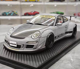 [Ignition] 1:18 Porsche 2009 997 GT3 RWB Widebody gris & noir voiture miniature Resin