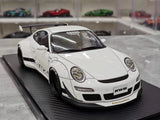 [Ignition] 1:18 Porsche 2009 997 GT3 RWB Widebody White & Black Model Car Resin