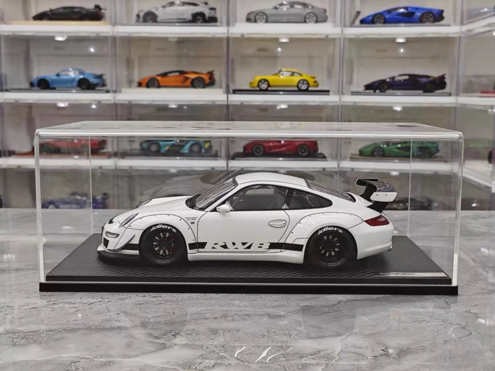 [Ignition] 1:18 Porsche 2009 997 GT3 RWB Widebody White & Black Model Car Resin