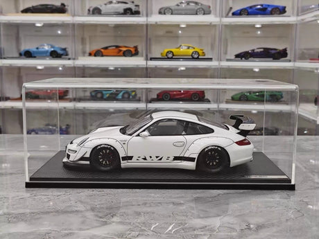 [Ignition] 1:18 Porsche 2009 997 GT3 RWB Widebody White & Black Model Car Resin