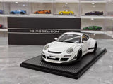 [Ignition] 1:18 Porsche 2009 997 GT3 RWB Widebody White & Black Model Car Resin