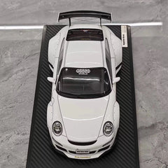 [Ignition] 1:18 Porsche 2009 997 GT3 RWB Widebody White & Black Model Car Resin