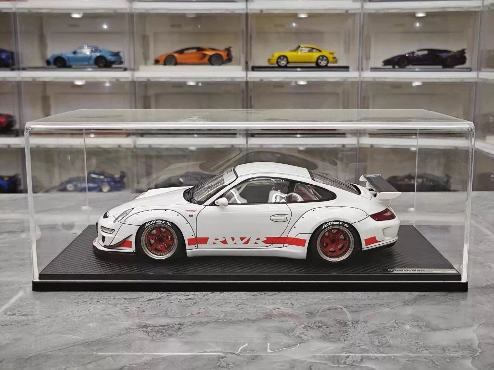 [Ignition] 1:18 Porsche 2009 997 GT3 RWB Widebody bianco & rosso modellino di auto resina