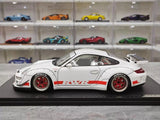 [Ignition] 1:18 Porsche 2009 997 GT3 RWB Widebody White & Red Model Car Resin