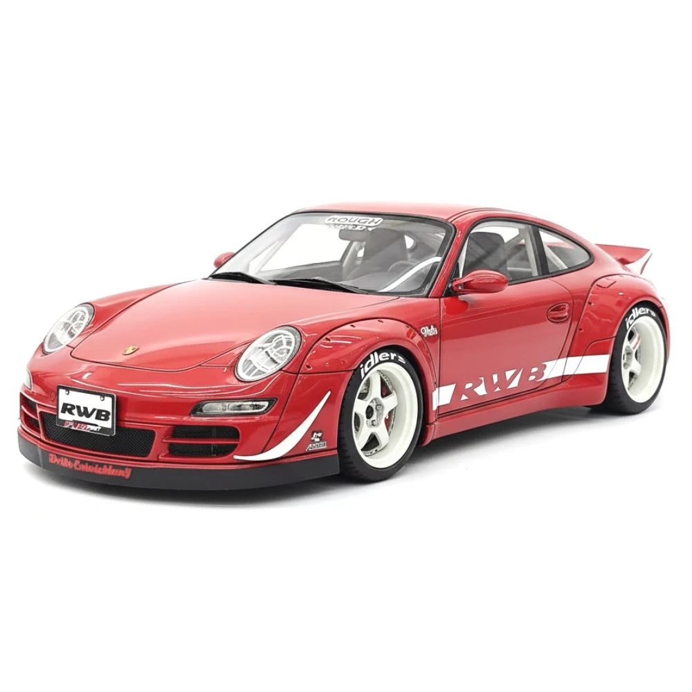 [Ignition] 1:18 Porsche 2009 997 RWB JDM Widebody Red Model Car Resin