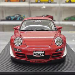 [Ignition] 1:18 Porsche 2009 997 RWB JDM Widebody Red Model Car Resin