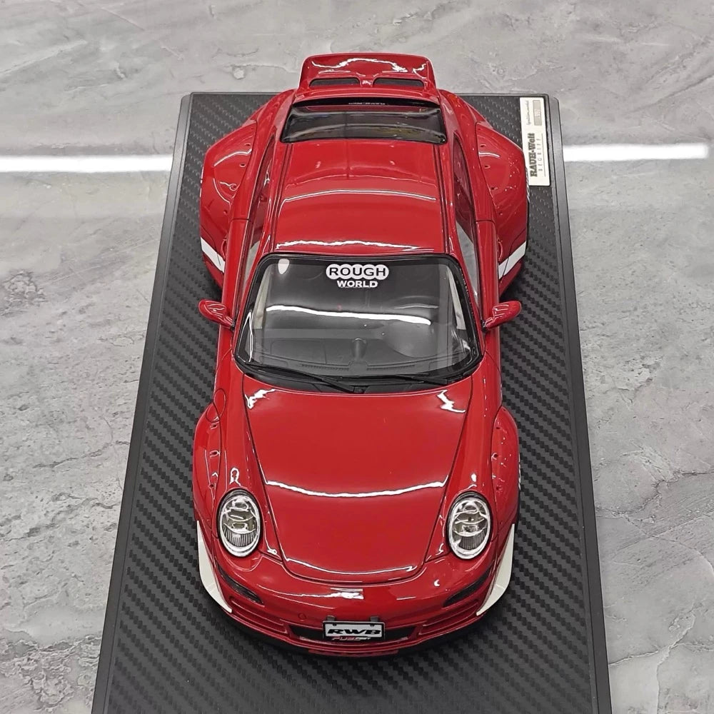 [Ignition] 1:18 Porsche 2009 997 RWB JDM Widebody Red Model Car Resin