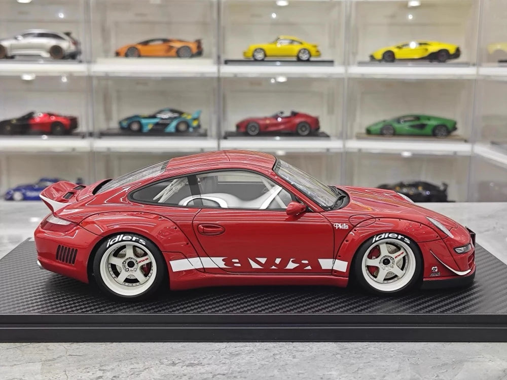 [Ignition] 1:18 Porsche 2009 997 RWB JDM Widebody Red Model Car Resin
