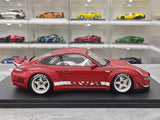 [Ignition] 1:18 Porsche 2009 997 RWB JDM Widebody rood modelauto Hars