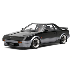 Ignition Toyota 1984 MR2 AW11 Gun Metallic Silver 1:18 – Collectible Resin Model Resin
