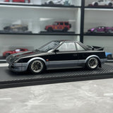 Ignition Toyota 1984 MR2 AW11 Gun Metallic Silver 1:18 – Collectible Resin Model Resin