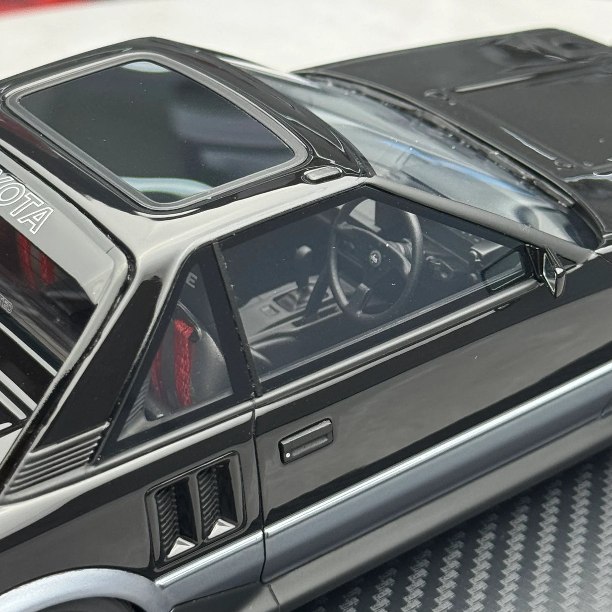 Ignition Toyota 1984 MR2 AW11 Gun Metallic Silver 1:18 – Collectible Resin Model Resin