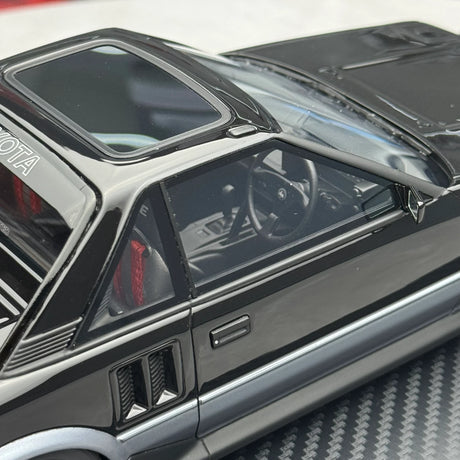 Ignition Toyota 1984 MR2 AW11 Gun Metallic Silver 1:18 – Collectible Resin Model Resin