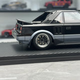 Ignition Toyota 1984 MR2 AW11 Gun Metallic Silver 1:18 – Collectible Resin Model Resin