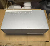 [iMittakaava] 1:18 Audi 2015 R8 V10 Plus Coupe valkoinen pienoismalli Die-Cast