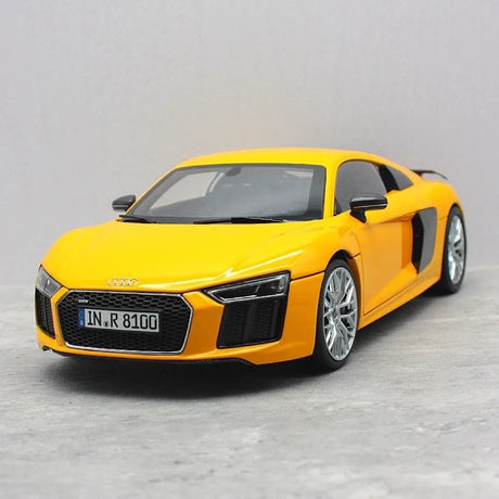 [iScale] 1:18 Audi 2015 R8 V10 Plus Coupe Yellow Model Car Die-Cast