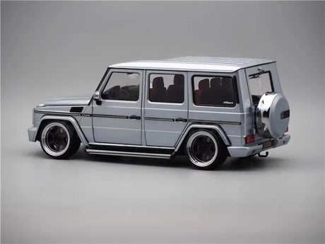 [iScale] 1:18 Mercedes-Benz 2016 G500 G-Klasse G63 Custom Diamond Silver Die-Cast