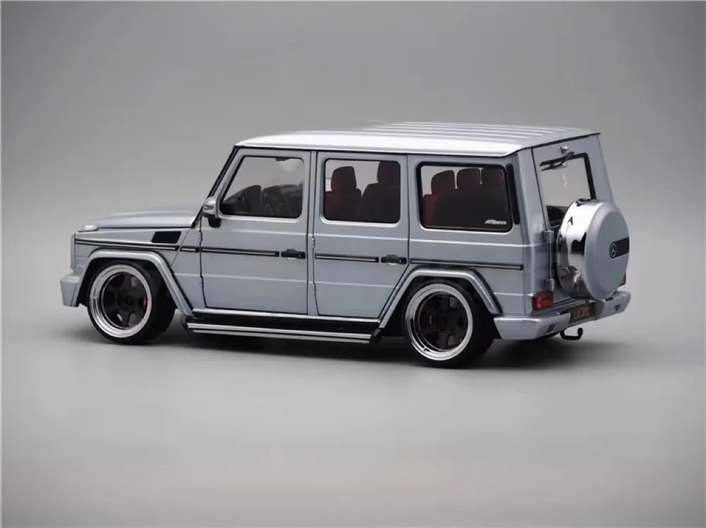 [iScale] 1:18 Mercedes-Benz 2016 G500 G-Klasse G63 Custom Diamond Silver Die-Cast