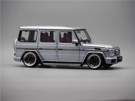 [iScale] 1:18 Mercedes-Benz 2016 G500 G-Klasse G63 Custom Diamond Silver Die-Cast