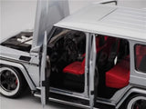 [iScale] 1:18 Mercedes-Benz 2016 G500 G-Klasse G63 Custom Diamond Silver Die-Cast