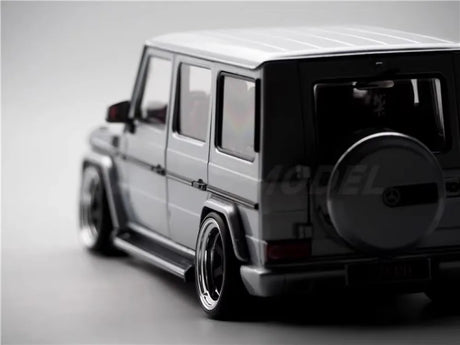 [iScale] 1:18 Mercedes-Benz 2016 G500 G-Klasse G63 Custom Diamond Silver Die-Cast