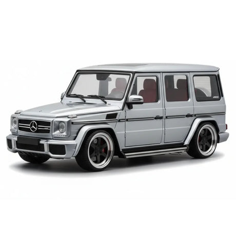 [iScale] 1:18 Mercedes-Benz 2016 G500 G-Klasse G63 Custom Diamond Silver Die-Cast