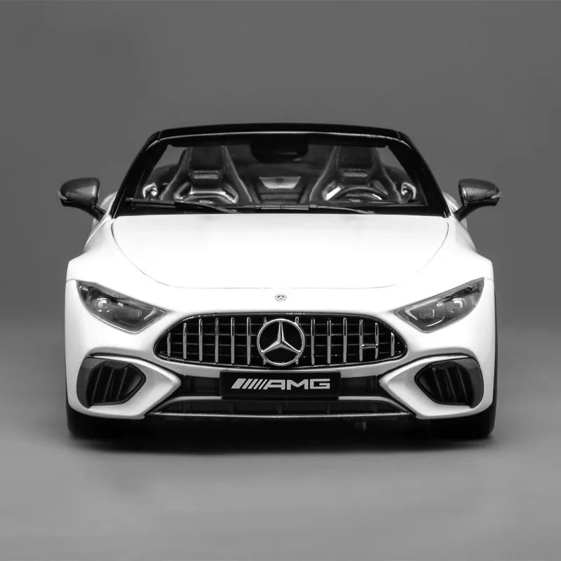 [iScale] 1:18 Mercedes-Benz 2022 AMG SL63 R232 Convertible blanc voiture miniature Die-Cast