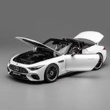 [iScale] 1:18 Mercedes-Benz 2022 AMG SL63 R232 Convertible blanc voiture miniature Die-Cast