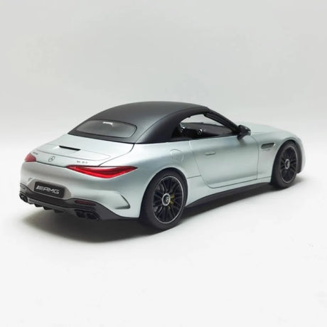 [iScale] 1:18 Mercedes-Benz 2022 AMG SL63 R232 Convertible Silver Model Car Die-Cast