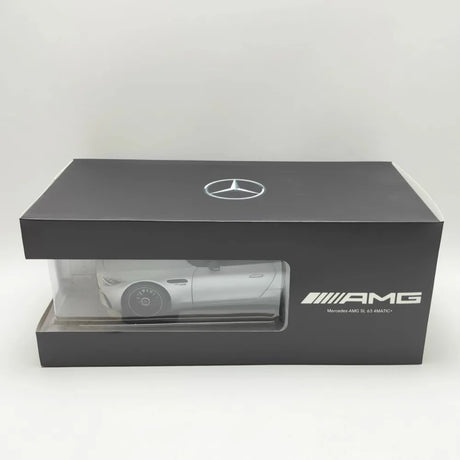 [iScale] 1:18 Mercedes-Benz 2022 AMG SL63 R232 Convertible Silver Model Car Die-Cast