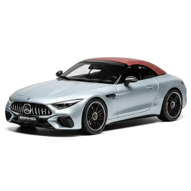 [iスケール] 1:18 Mercedes-Benz 2022 AMG SL63 R232 Convertible シルバー モデルカー Die-Cast