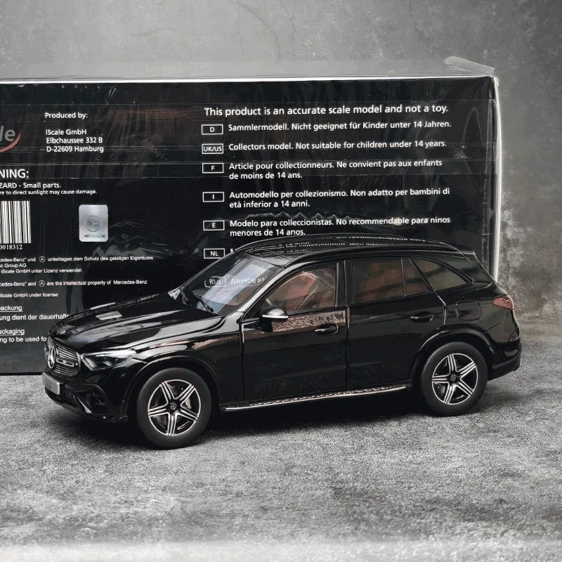 [iスケール] 1:18 Mercedes-Benz 2024 GLC X254 ブラック モデルカー Die-Cast