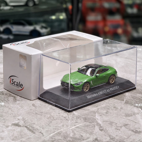 iScale Mercedes-AMG 2023 GT 63 4MATIC+ Coupe C192 Green 1:43 – Collectible Diecast Model Die-Cast