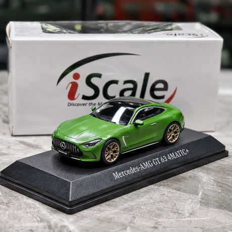 iScale Mercedes-AMG 2023 GT 63 4MATIC+ Coupe C192 Green 1:43 – Collectible Diecast Model Die-Cast