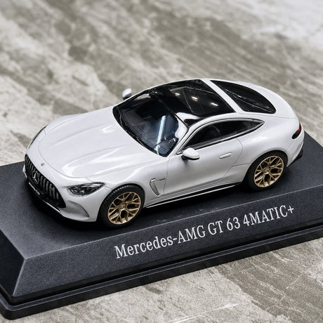 iScale Mercedes-AMG 2023 GT 63 4MATIC+ Coupe C192 White 1:43 – Collectible Diecast Model Die-Cast